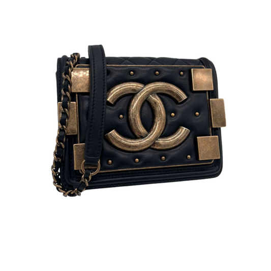 CHANEL BOY BRICK STUDDED